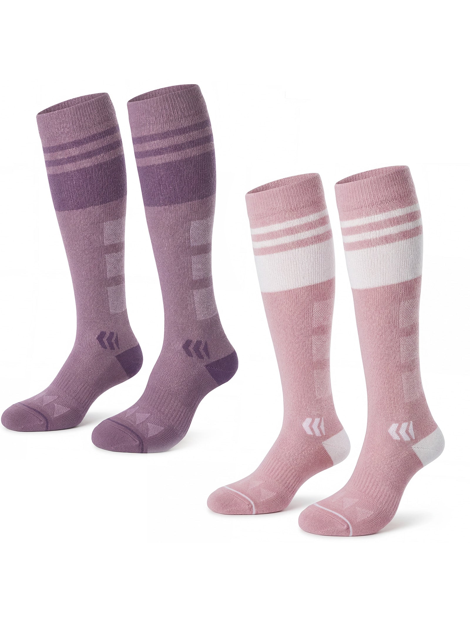 Momcozy Wide Calf Compression Socks 20-30mmHg for Sports 2 Pairs 06LF